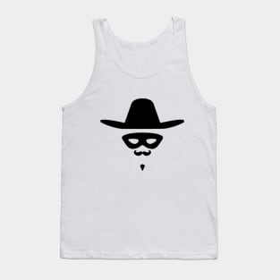 Zorro Face T-Shirt Zorro T-Shirt Tank Top